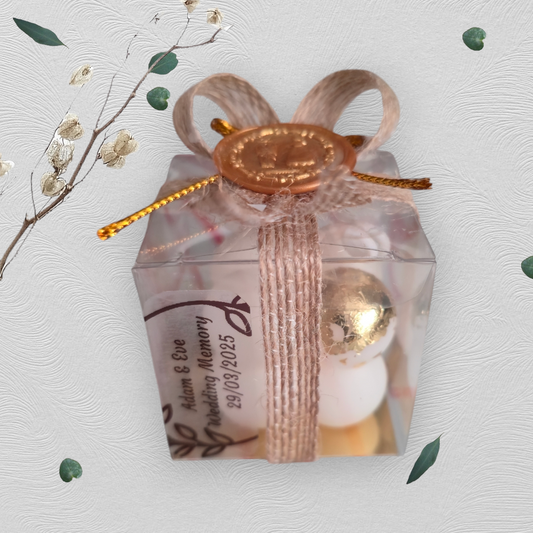 Bubble Candle Cube - Wedding Favours