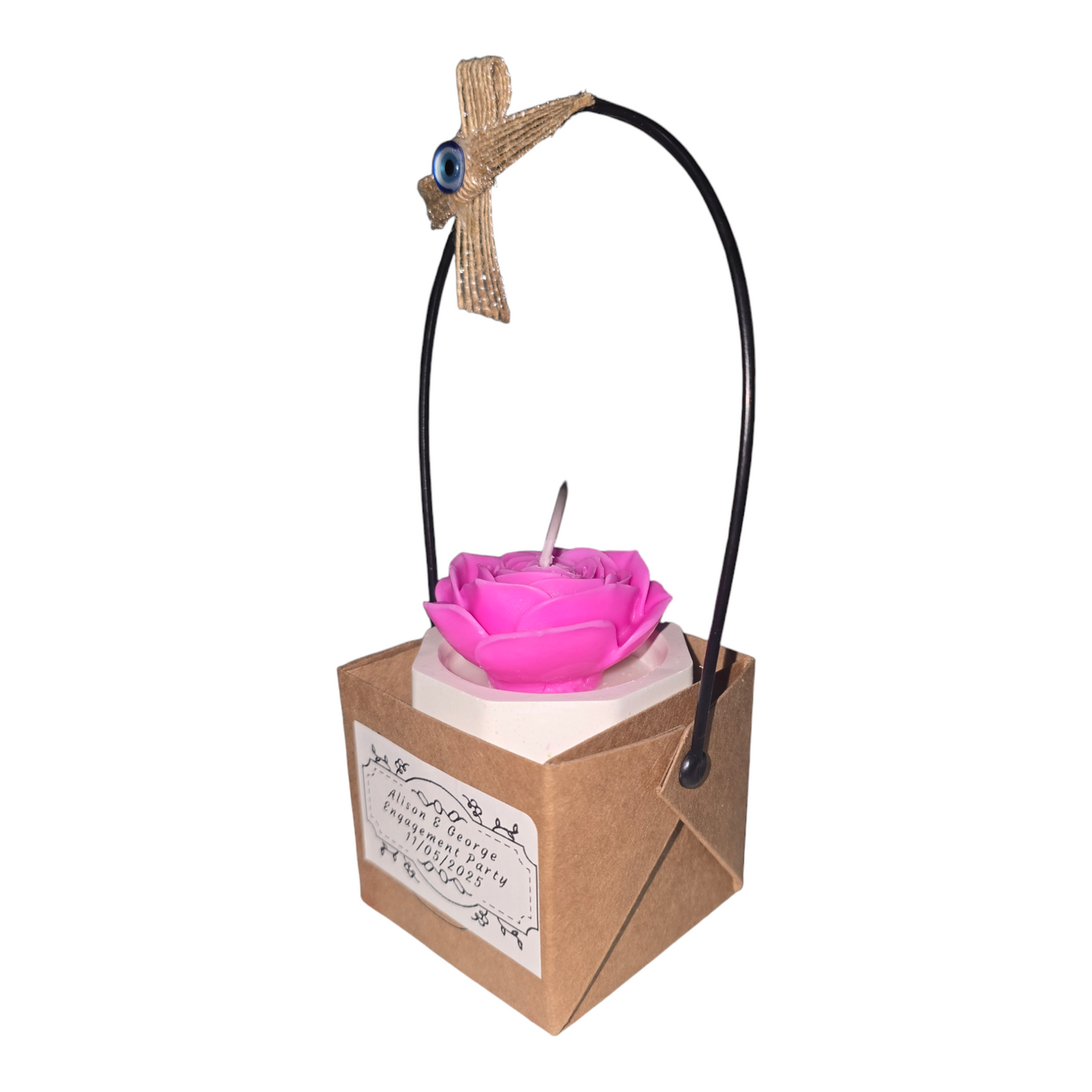 Rose Blossom Lantern - Wedding Favours