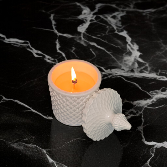 Soy Candle in Elegant Handmade Jar