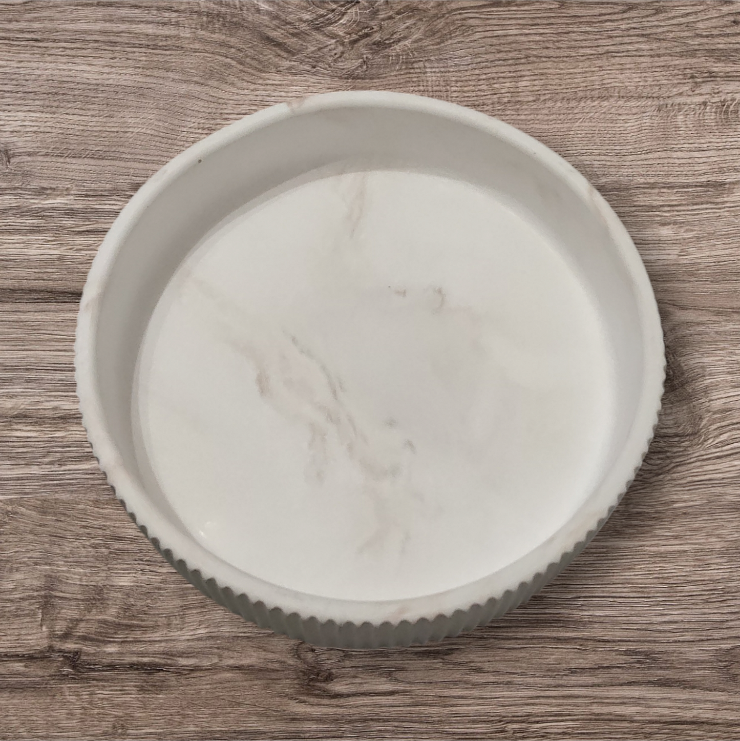 Round Marble Effect Trinket Trays
