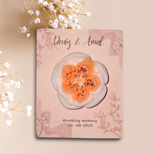 Wedding Favour Cards With Candles