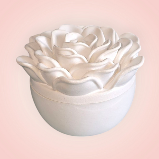 Full Blossom Rose Candle Jar