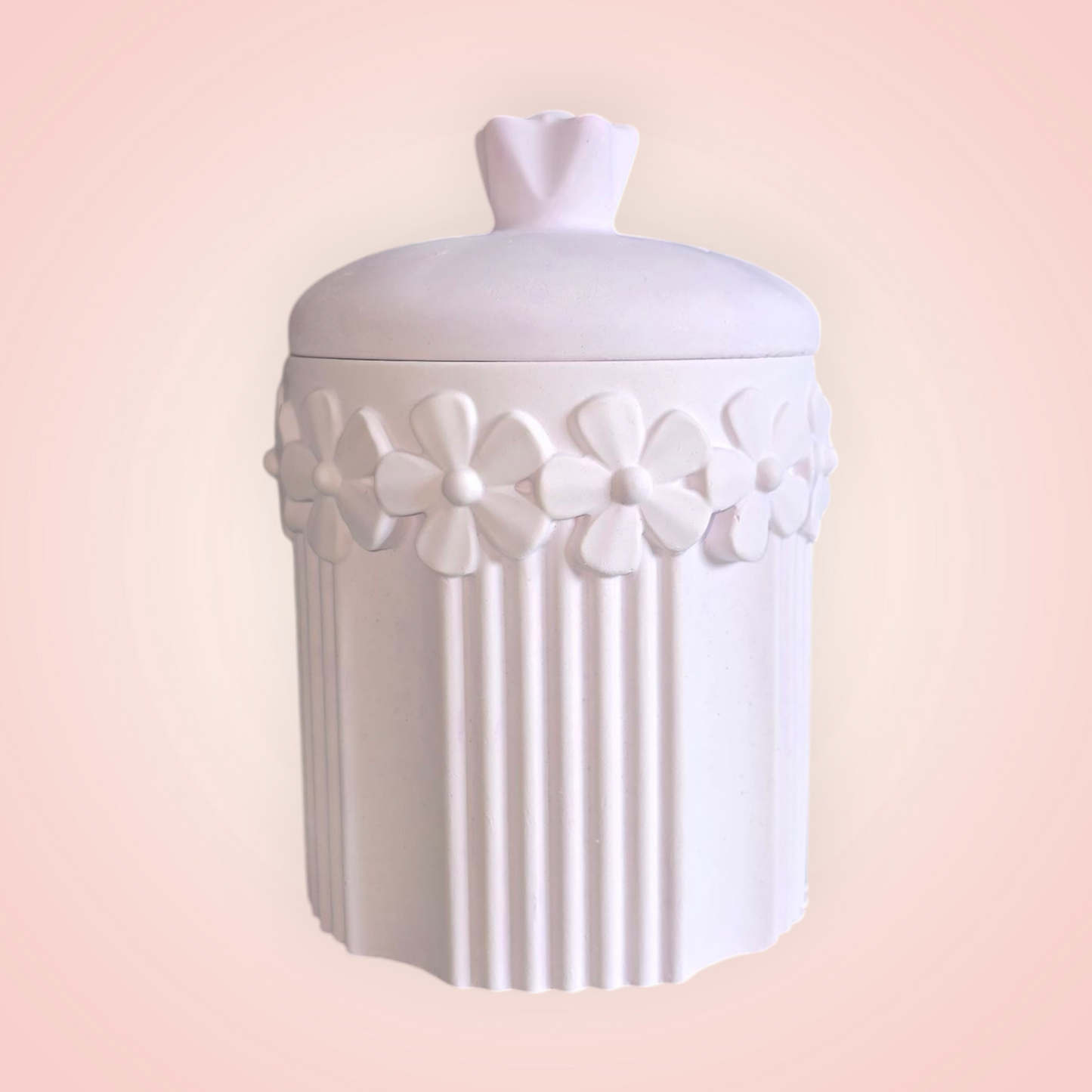 Flower Pot Soy Wax Candle