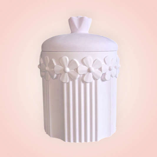 Flower Pot Soy Wax Candle