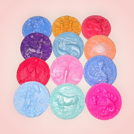 Zodiac Wax Melts – Handcrafted Aromatherapy for Every Star Sign - Round