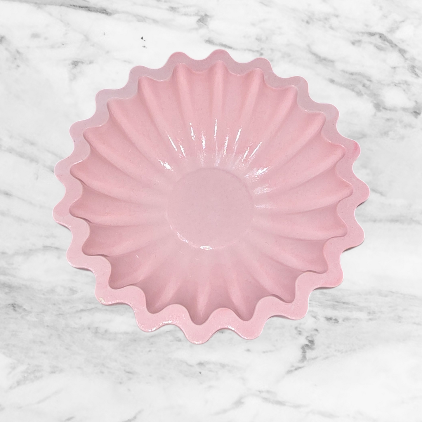 BlossomWave Scalloped Bowls