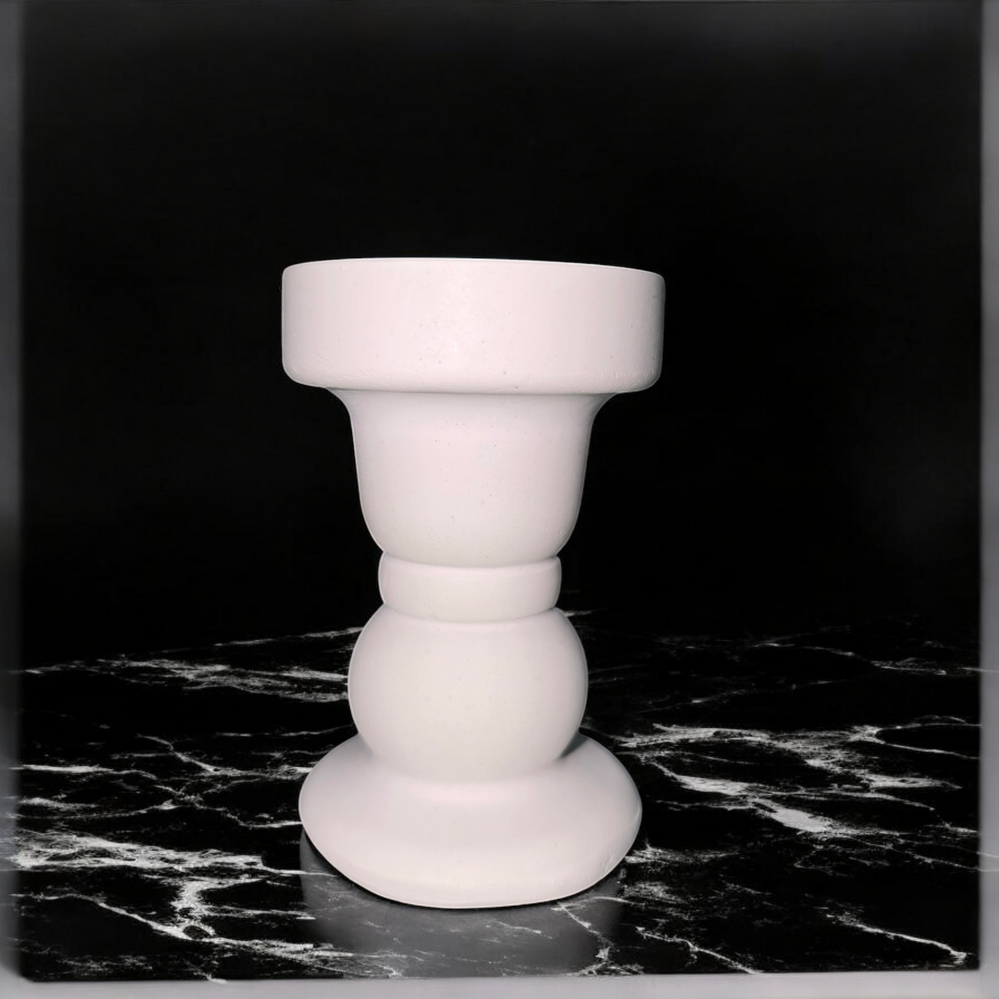 baluster shape candle holder for taper candles