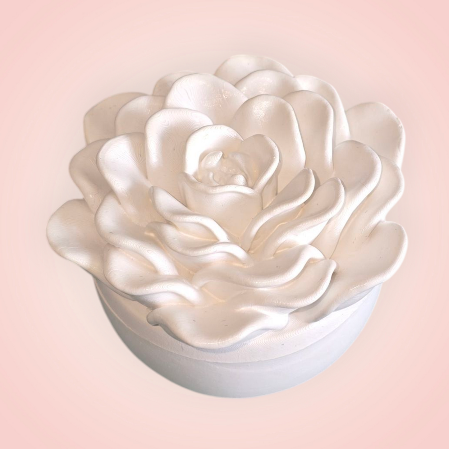 Full Blossom Rose Candle Jar