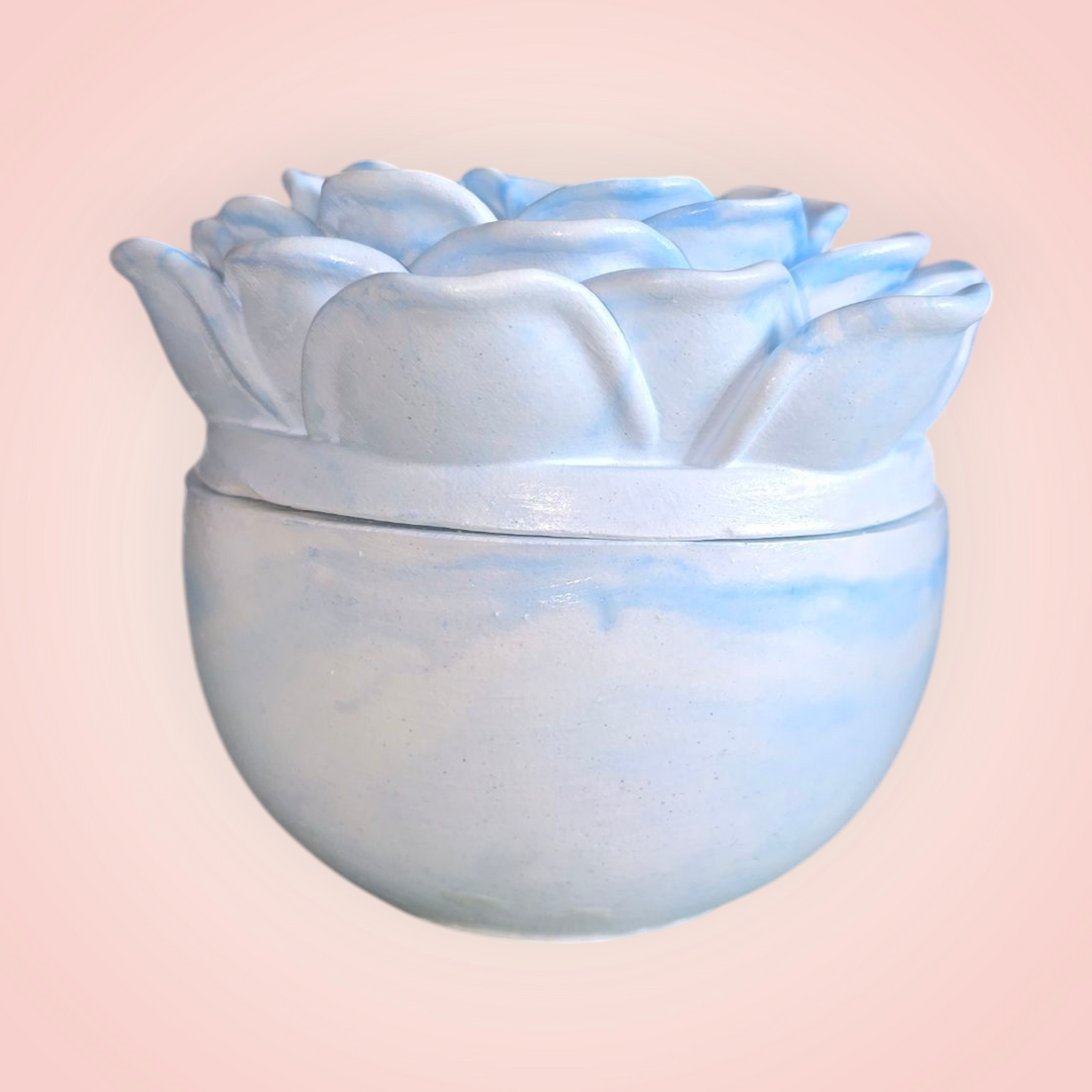 Full Blossom Rose Candle Jar